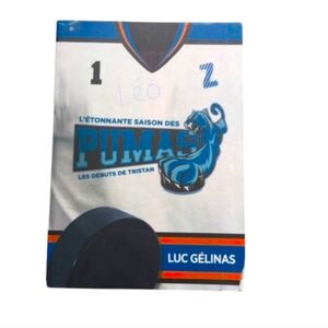 💟10/20$ Livre teen hockey novel french book Roman En Français